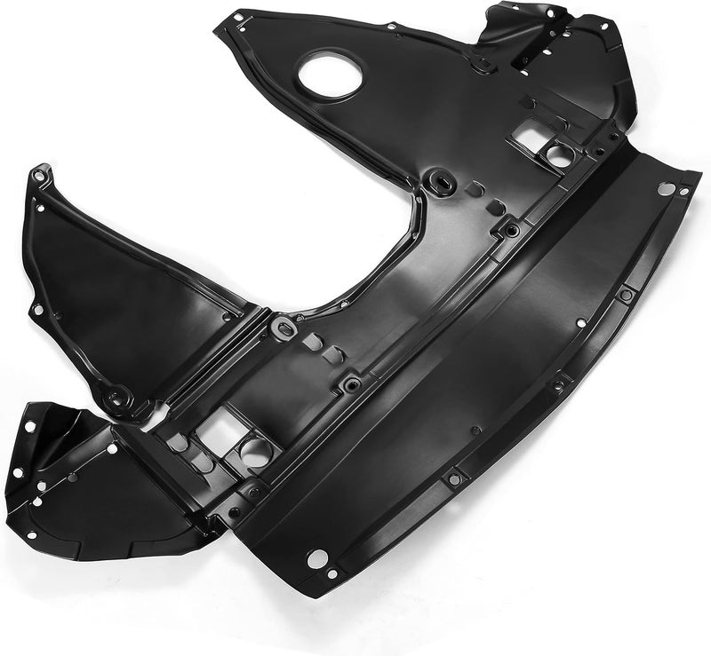 ALMULOO Engine Splash Shield Compatible with 2016-2023 Nissan Maxima 3.5L 2016-2018 Nissan Altima 2.5L 3.5L Replacement for 75890-9HS0A NI1228164 Plastic - Image 3